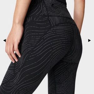 NWOT/Sweaty Betty- Power Reflective Workout Leggings. Full length
